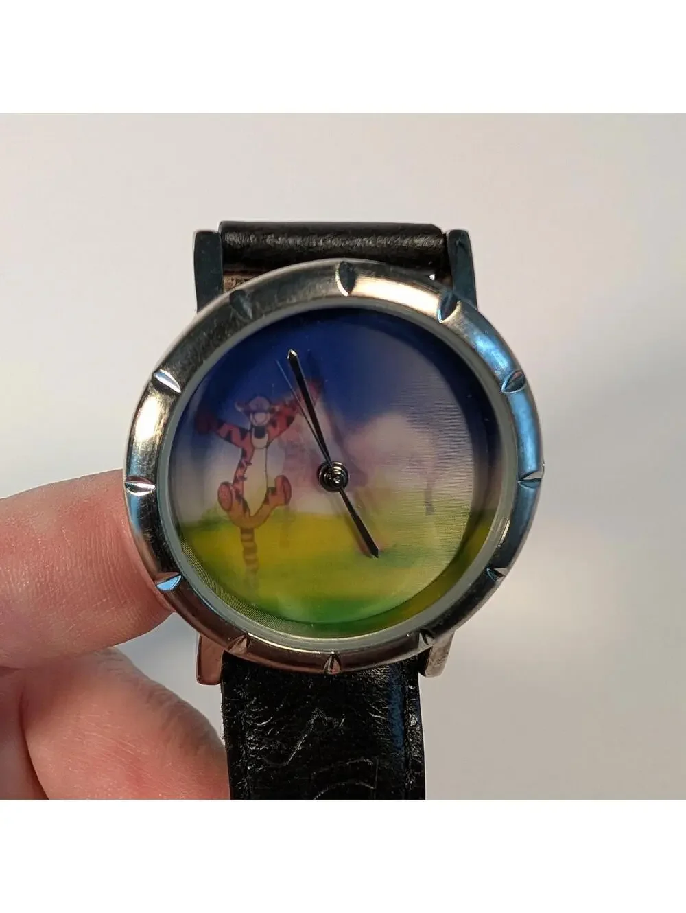 Vintage TIMEX Disney TIGGER Holographic Musical Watch - New Battery, Needs Band - Picture 6 of 8